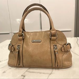 Minicci Small purse, Tan, silver details.